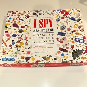 I SPY Memory Game - A Game of Picture Riddles by Briarpatch - Complete